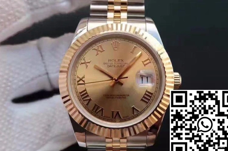 Datejust 126333-007 Gold Wrapped Rolex 41mm Dial 0829